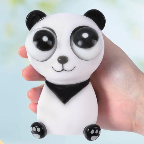 Портативная игрушка-панда, мягкая игрушка TPR, популярные милые животные, непоседа