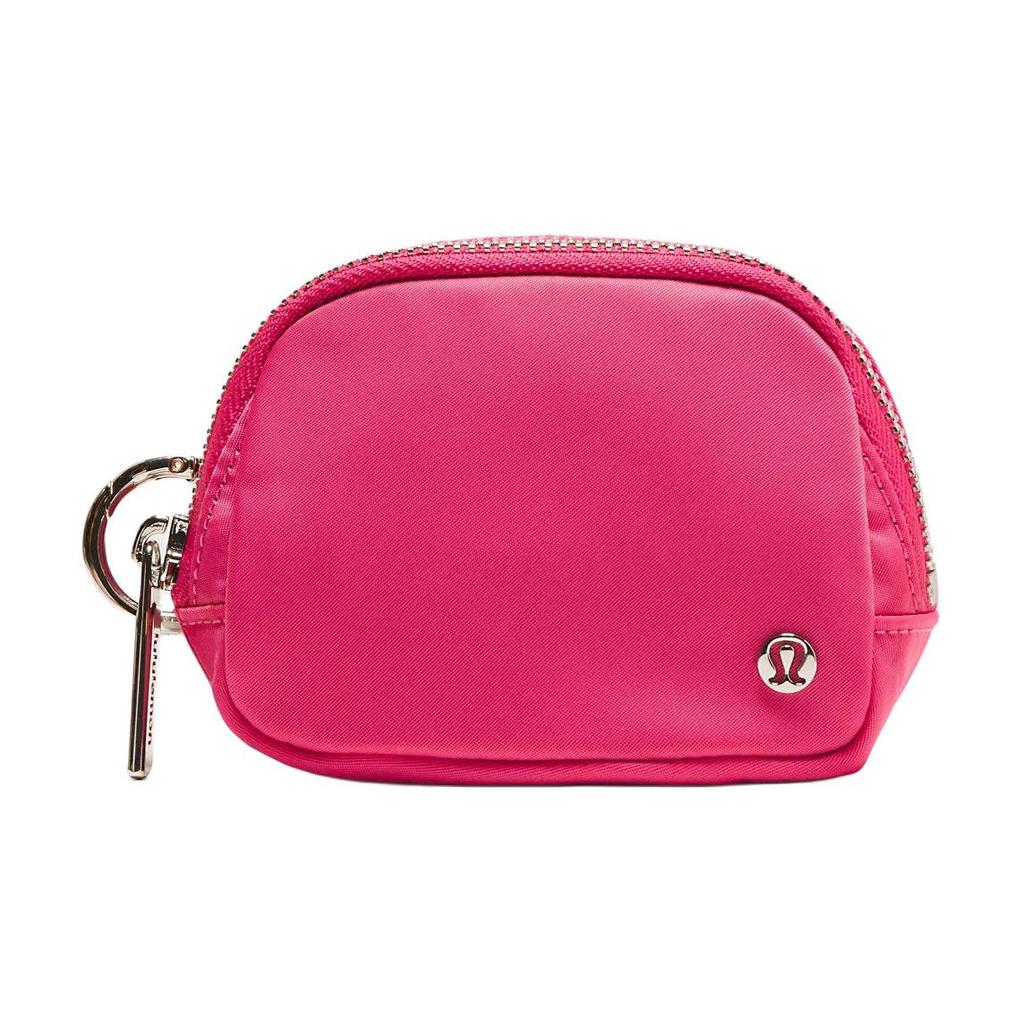 Lululemon Everywhere Sporty Versatile Minimalist Nylon Wallet Nano Unisex Wallet Raspberry LU9C17S-062220