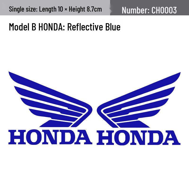 Мотонаклейки Honda Wings - Милые девчачьи наклейки с лазерной модификацией для электровелосипедов