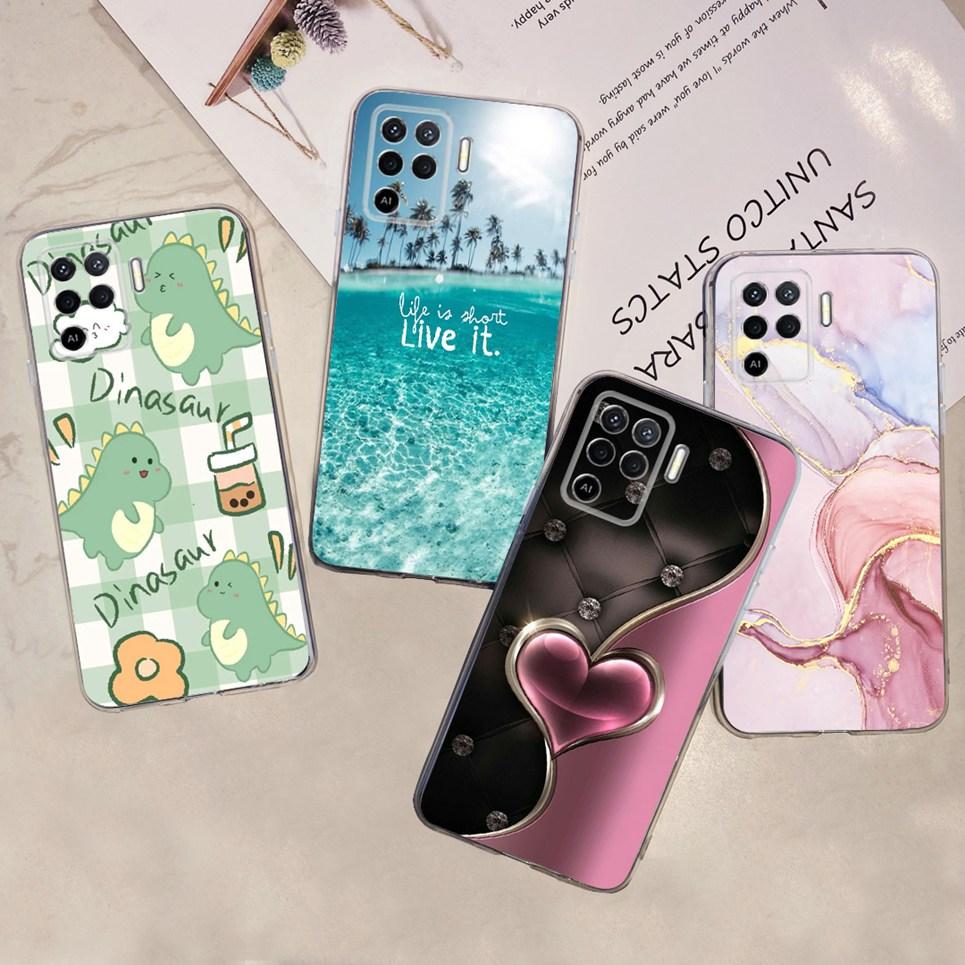 Мультяшный Крутой Стиль Чехол Capa Для Reno5 Lite 5 F Прозрачный Чехол С Рисунком Мягкий Тонкий Силиконовый Funda Для Oppo Reno 5Lite 5F