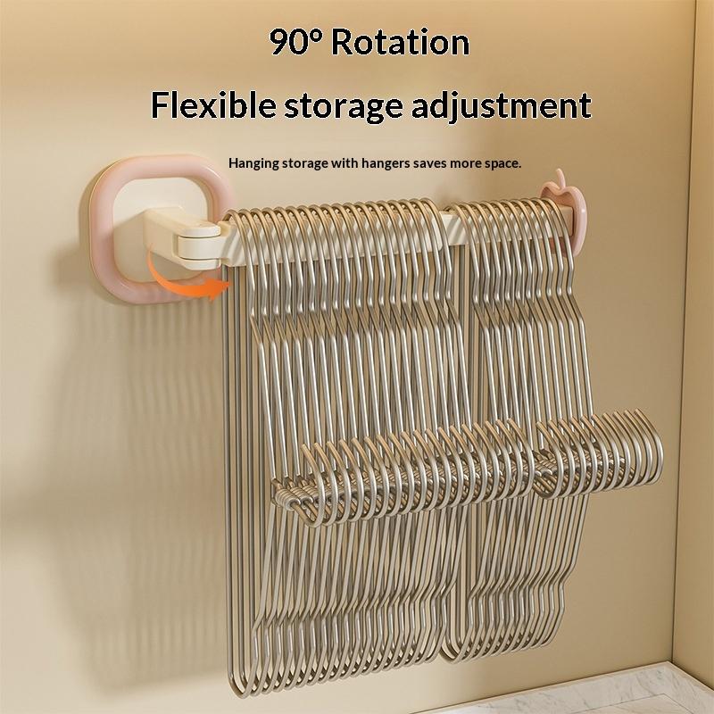 Hanger Storage Box Retractable Adjustable Length 1Pcs Durable Holder for Home Bedroom Wardrobe Closet Storage Use