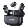 Boya Mini Lapel Microphone for and for YouTube Facebook and Video Recording Boyamini-16 (1TX+1RX) Noise-Canceling iPhone/iPad, Smartphones, Laptops,