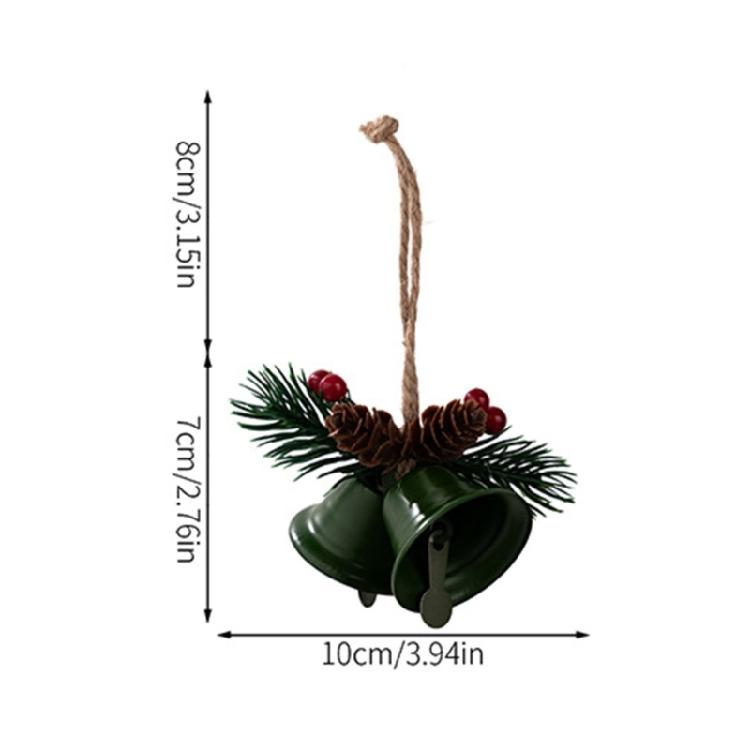 4 шт. Рождественские колокольчики, Рождественские колокольчики, Металлические декоративные колокольчики для украшения праздника, свадьбы, вечеринки