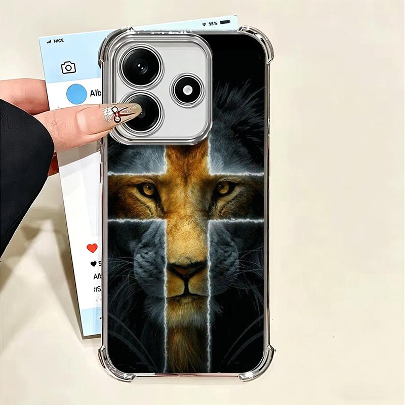 Бог Иисус Молитва Крест Библия Покрытие Чехол для Телефона Для Xiaomi Poco X5 X6 X7 X8 Pro Max F8 Ultra F7 M8 M7 M5S Redmi 15C 15 14C 13C 13