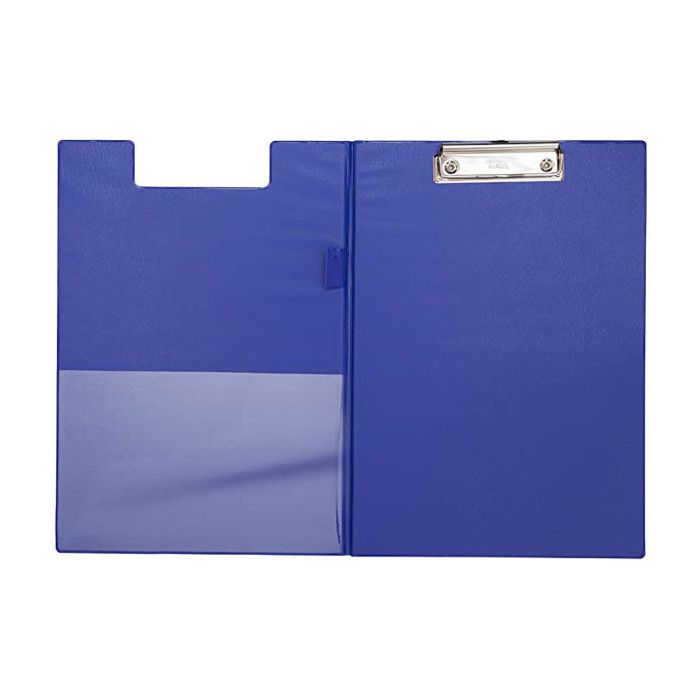 Porte-blocs - MAUL - A4 - Film de protection - Bleu - Poche intérieure - Résistant