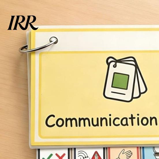 Tear-resistant Communication Tools Basic Needs Cards Set Visual Aid Flash for AAC Speech Delay Non-Verbal Portable Picture Exchange System