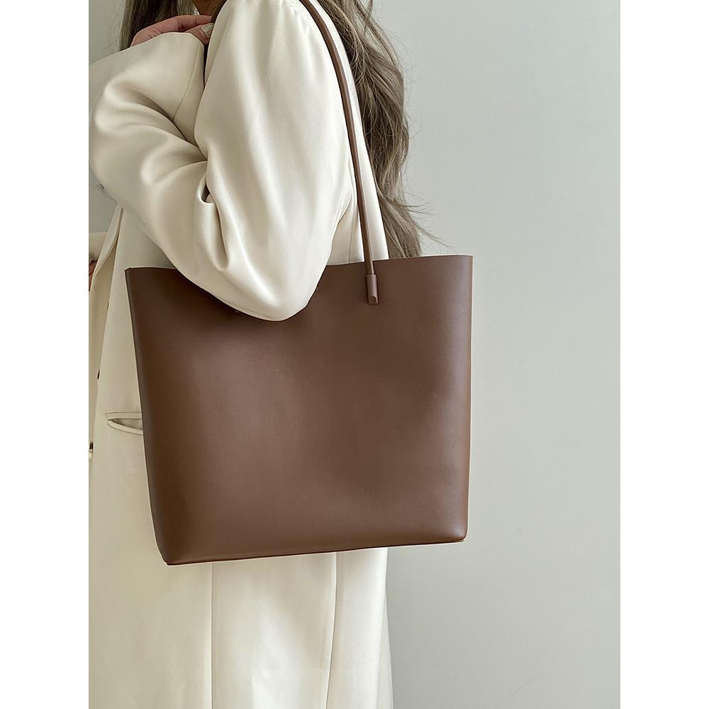 Ielgy Autumn Winter Korean Version Commuter Portable Tote Bag Large Capacity Shoulder Bag