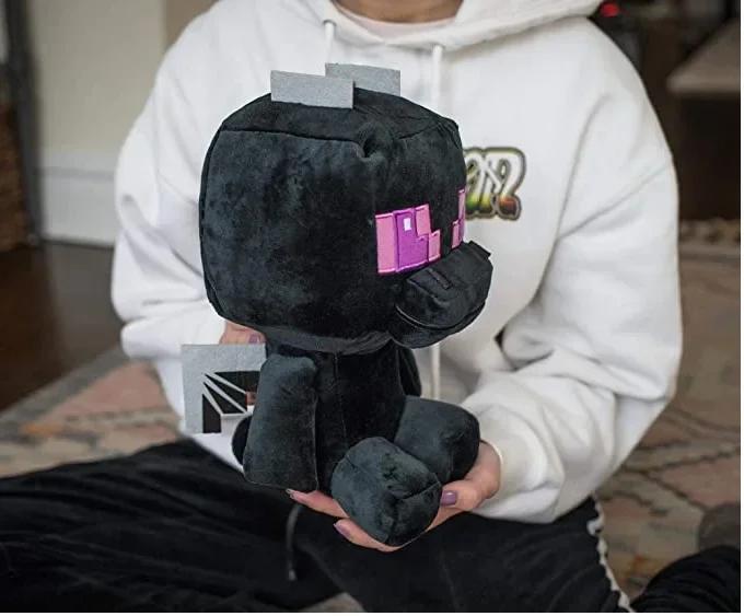 Minecraft Style Sitting Steve Zombie Skeleton Archer TNT Plush Toy Soft Doll Gift For Kids