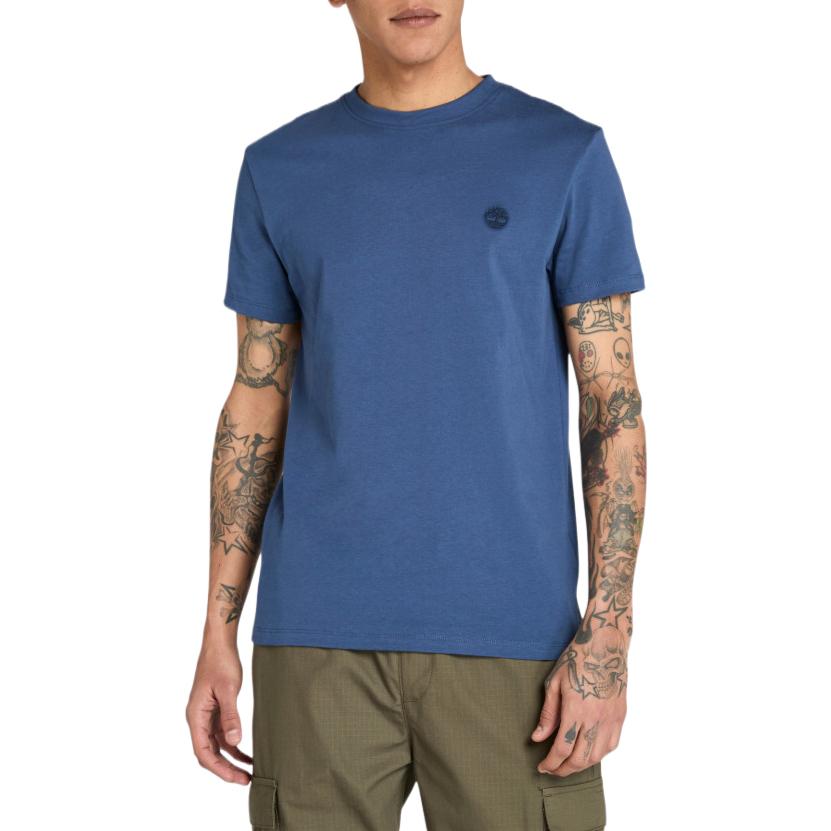 Timberland Dunstan River Однотонная простая футболка-свитшот Мужские топы TB0A2EKJEYO1