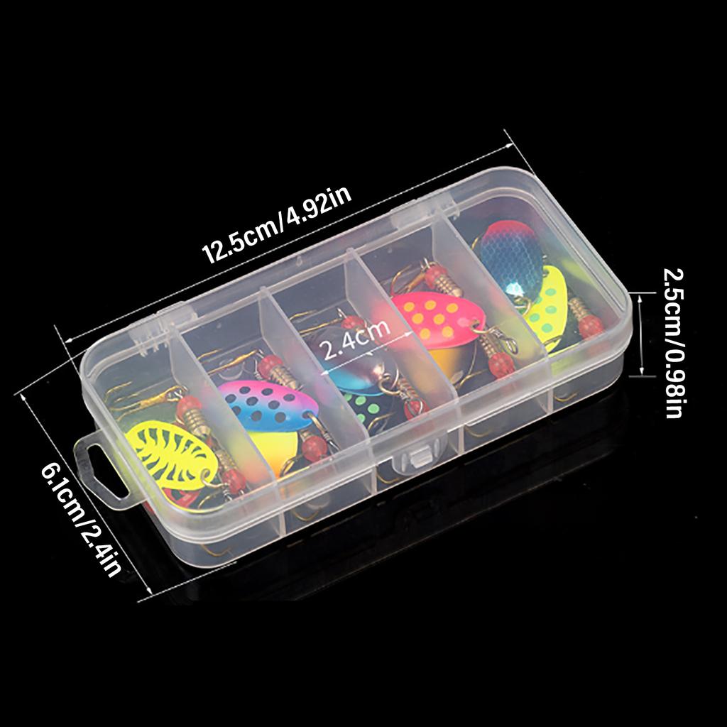 Набор из 10 шт. блесен для ловли форели с тройным крючком, блесна для форели, жесткие металлические приманки, рыболовные вертушки, жесткие приманки, крэнкбейты