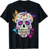 Футболка унисекс Dia De Los Muertos с сахарным черепом