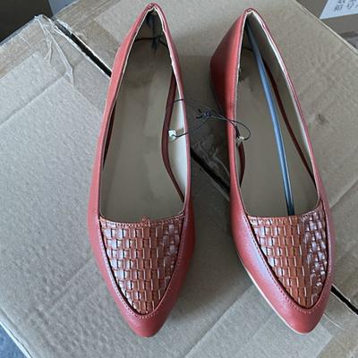 Весенняя и летняя обувь больших размеров, удобная, с острым носком, на мягкой подошве, женская обувь с одной педалью