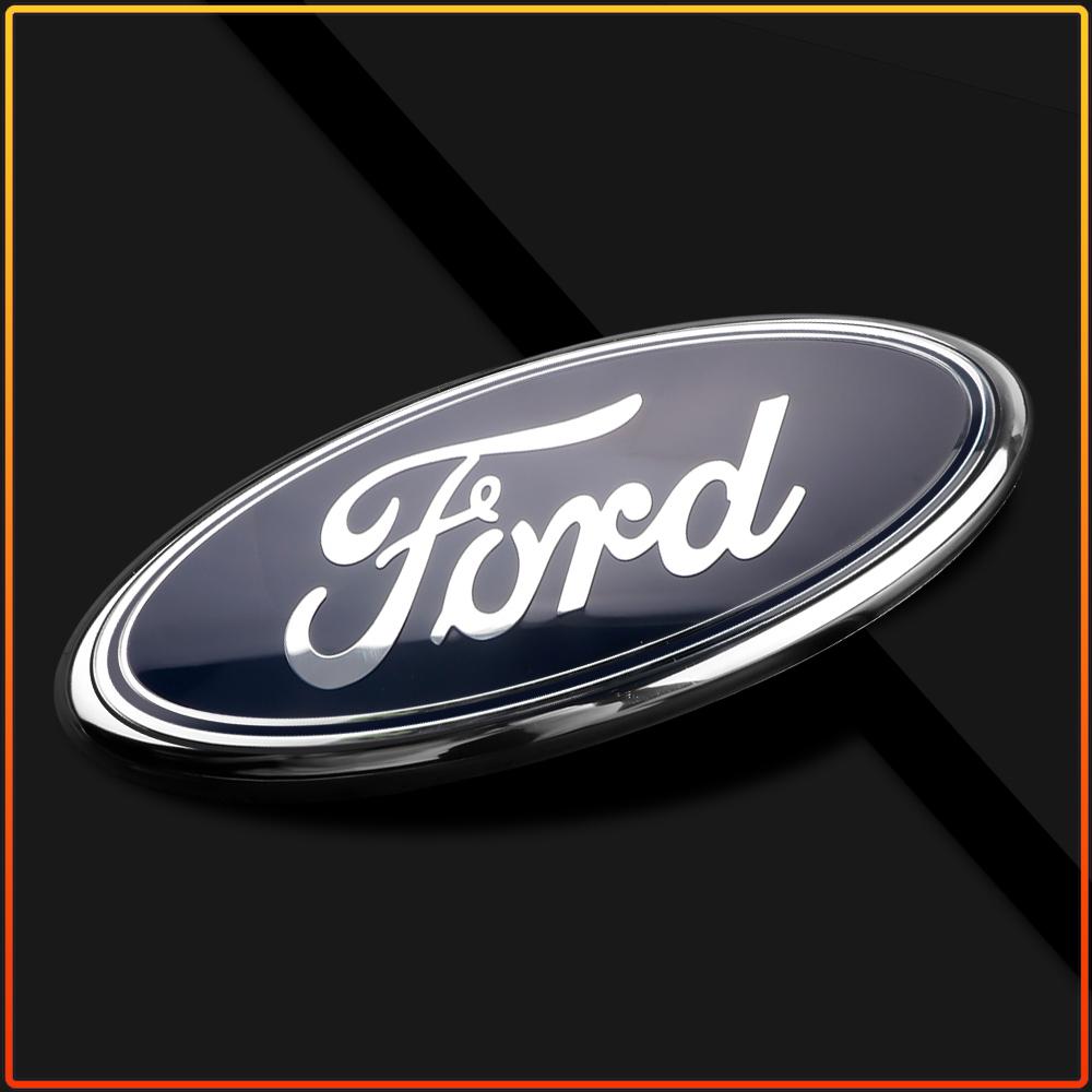 Для Ford Ranger Escape Mondeo Fusion Fiesta Kuga Edge Focus Mustang 11.5x4.5см Наклейка-значок на задний багажник автомобиля Аксессуар