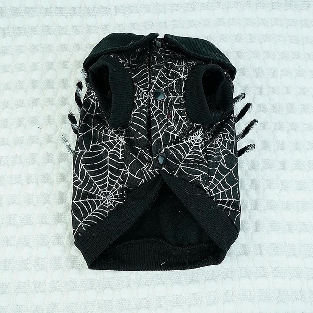 Костюм трансформации на Хэллоуин для кошек и собак, двуногий свитшот с паутиной в виде паутины