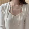 ELYONA Sea Rock Long Pearl Necklace
