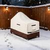 Чехол для гриля BBQ 60 дюймов Водонепроницаемый Прочный Портативный Домашние принадлежности Чехол для газового гриля Для улицы Пропановый Угольный Стол Тележка Яма