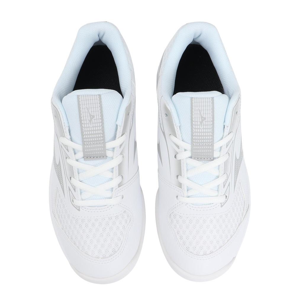 Mizuno CYCLONE SPEED 5 Унисекс Низкие Тренировочные Кроссовки Бело-Серые V1GA258052