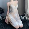 Sexy Lingerie Sexy Nightgown Side Open Perspective Suspenders Pajamas Passion Clothes Pure Desire Free Suit