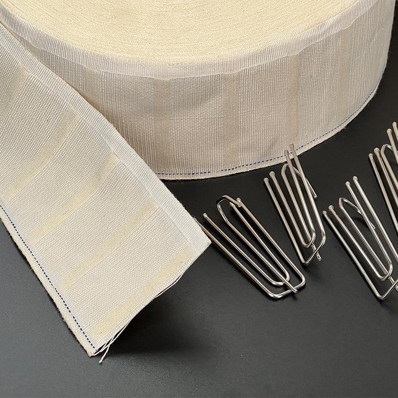 7 см лента для крючков для штор из чистого хлопка - высокое качество, дизайн без проколов