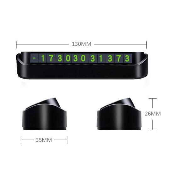Автомобильные аксессуары, телефонный номерной знак, изысканный удобный компактный автомобильный Стайлинг, временная парковочная карта для внедорожника