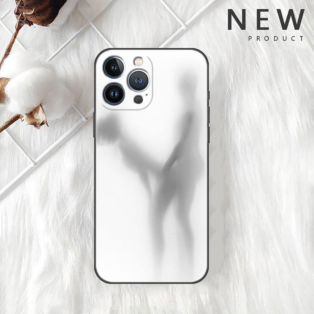 Чехол для Apple iPhone 14 11 13 12 Pro 7 XR X XS Max 8 Plus 6 6S SE 2022 13Pro черный мягкий телефон Funda Sexy Funny Girl