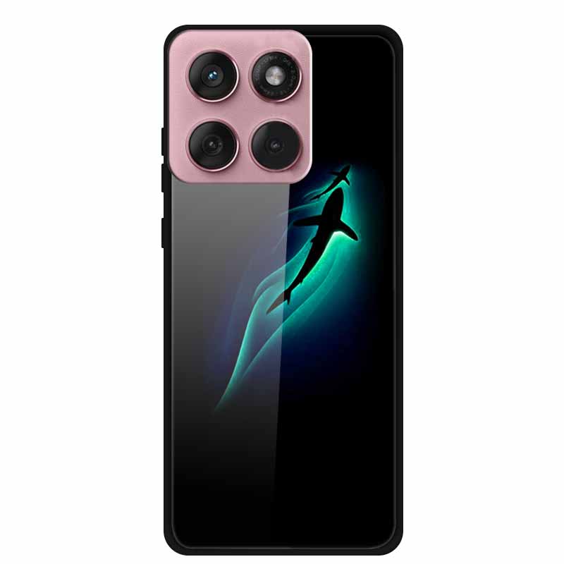 6.67" Стеклянная задняя крышка для Motorola Edge 60 60s 5G Чехол Закаленное стекло Чехол для Motorola Edge 60 Fusion Coque Защитные Fundas