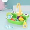 TikTok Kids' Electric Frog Dishwasher Toy with Automatic Water Circulation and Vegetable Wash