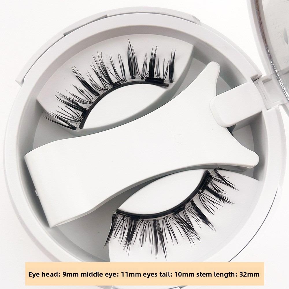 Магнитные ресницы без клея с аппликатором Магнитные накладные ресницы Женские Девичьи