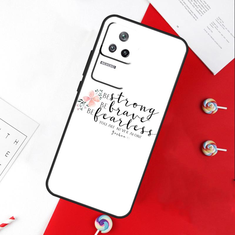 Библейские цитаты Иисус Бог Чехол Для Xiaomi 14 Ultra 15 13 11T 12T 13T 14T Pro POCO X7 Pro X3 X5 X6 M6 F5 F6 Pro Чехол
