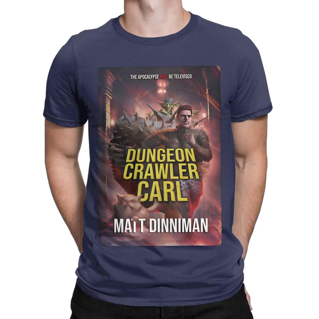 dungeon crawler carl merch Novelty 100 Cotton TShirt Dungeon Crawler Carl Tees Tops For Unisex