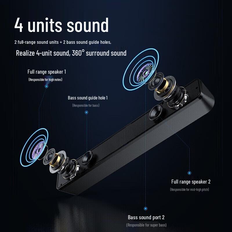 Yidian AD-0381 Домашний кинотеатр Bluetooth-динамик CN-вилка (адаптер в комплекте)