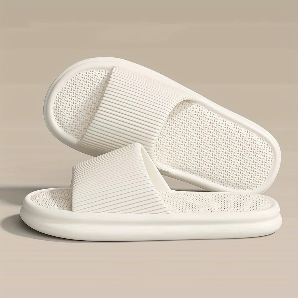 Order A Size Up Summer Slippers Flip Flops Man Indoor Home Woman Shoes EVA Soft Soled Slippers Shower Home Slides Couple Non-slip Casual Sandals