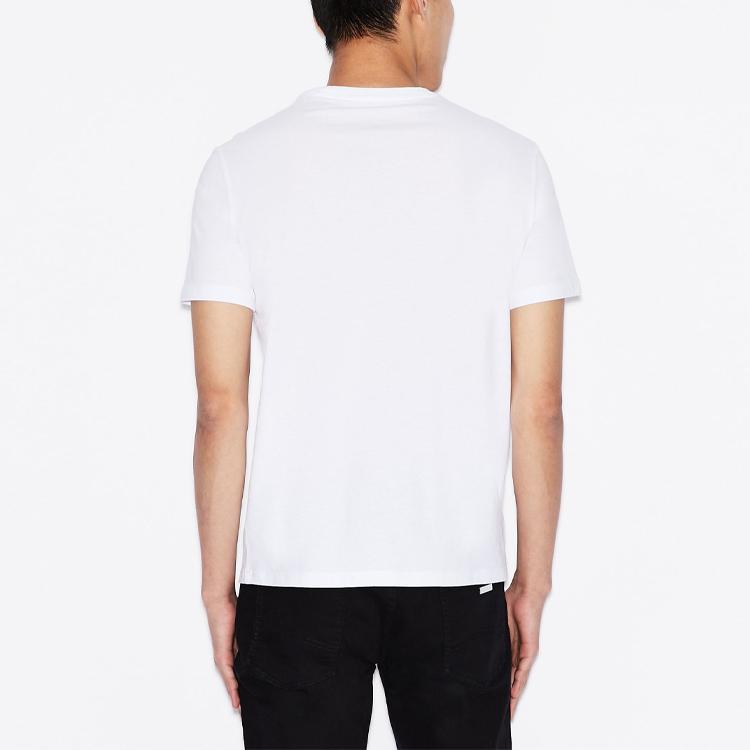 ARMANI EXCHANGE Logo Printed Crewneck T Shirt 8NZTCJ-Z8H4Z-1100