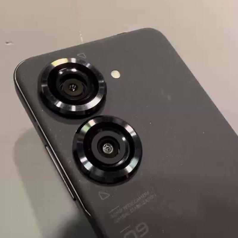 Защитная пленка для объектива задней камеры для Asus Zenfone 10, задняя металлическая защита для камеры для ASUS Zenfone10, кольцевое стеклянное защитное покрытие