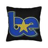 BE Star Contrast Initials Outline Logo Pillowcase Printing Cushion Cover Decor Billies Pillow Case Cover Sofa Zippered Xcm