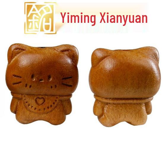Черные мультяшные котята: Yiming Xianyuan DIY Милые Кошачьи Аксессуары для Телефонных Брелоков и Брелоков