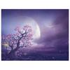 Full Round 5D DIY Diamond Painting Sakura Tree Moon Landscape Diamond Embroidery