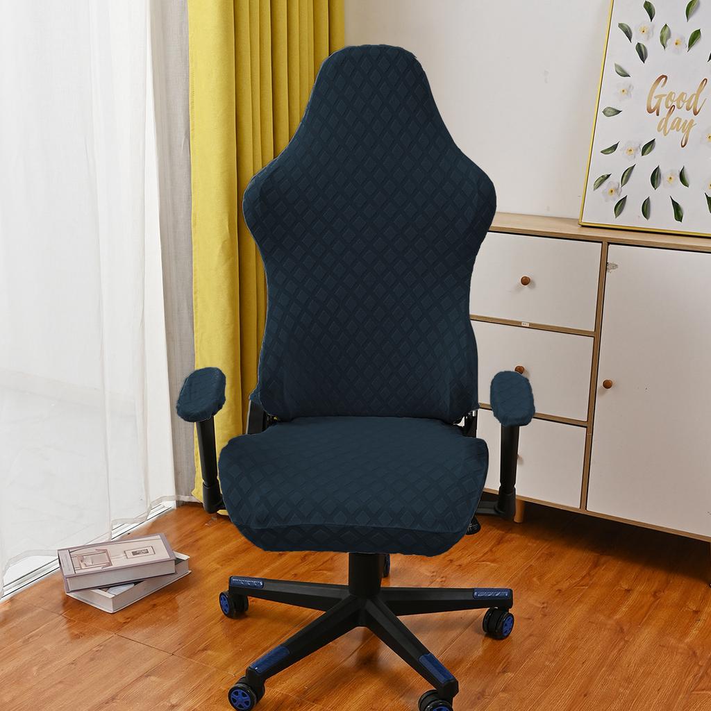 Жаккардовый чехол на стул для киберспорта с бриллиантами, компьютерные игры, интернет-кафе, конкурентоспособный вращающийся чехол на стул, эластичный чехол на стул для киберспорта