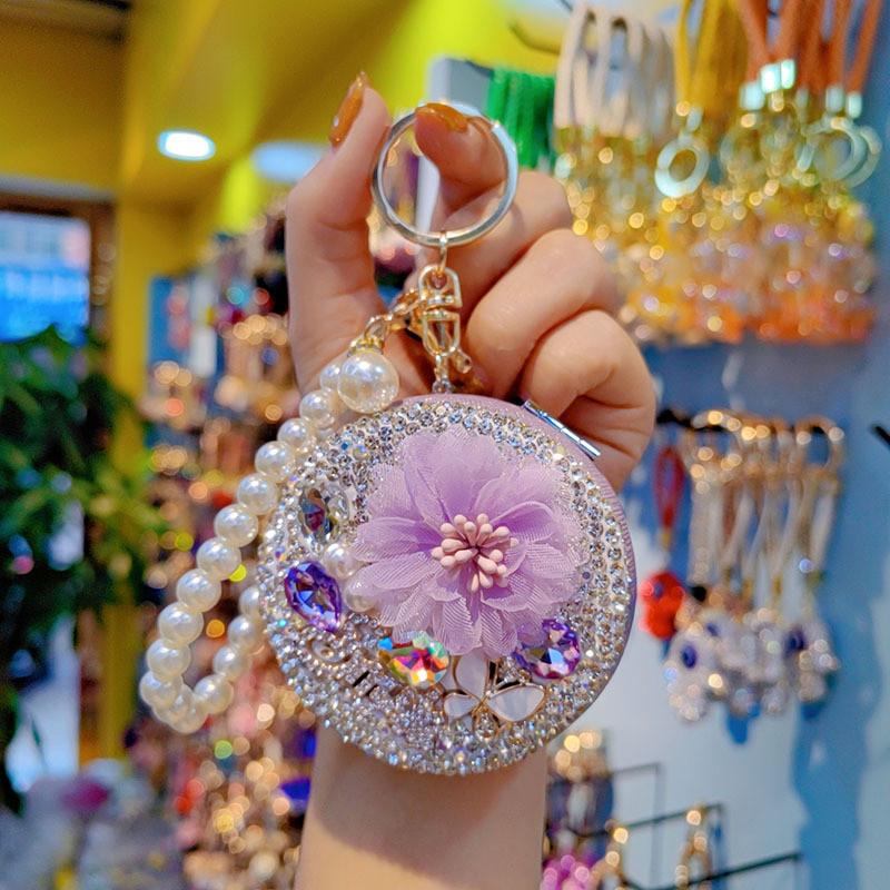 Romantic Jewelry Keyring With Sparkling Heart Design For Wedding And Party Decor