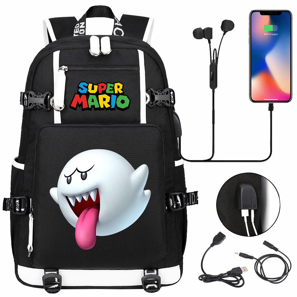 Large Capacity Youth Backpack Trendy Print Unisex Casual Travel Daypack Lightweight Waterproof Teens School Bag