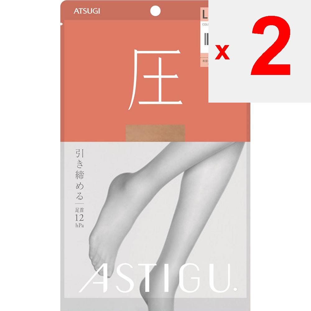 ATSUGI Astig [Pressure] Nudie Beige LLL Stockings Plain Stockings Stockings Material] Nylon, Polyurethane Stockings Plain Stockings