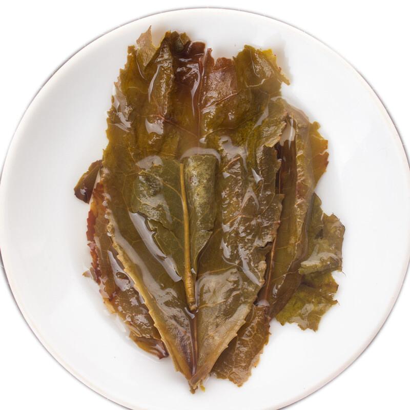 Pu-erh Tea Cake Raw Sheng Cha Yunnan 100-Year-Old Tree Golden Leaf 357g