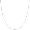 Silver Mini Bead Station 925 Silver Necklace N066-02H
