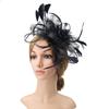 Large Wedding Feather Hair Fascinator On Headband Ladies Day Royal Ascot Races  Aliceband Net
