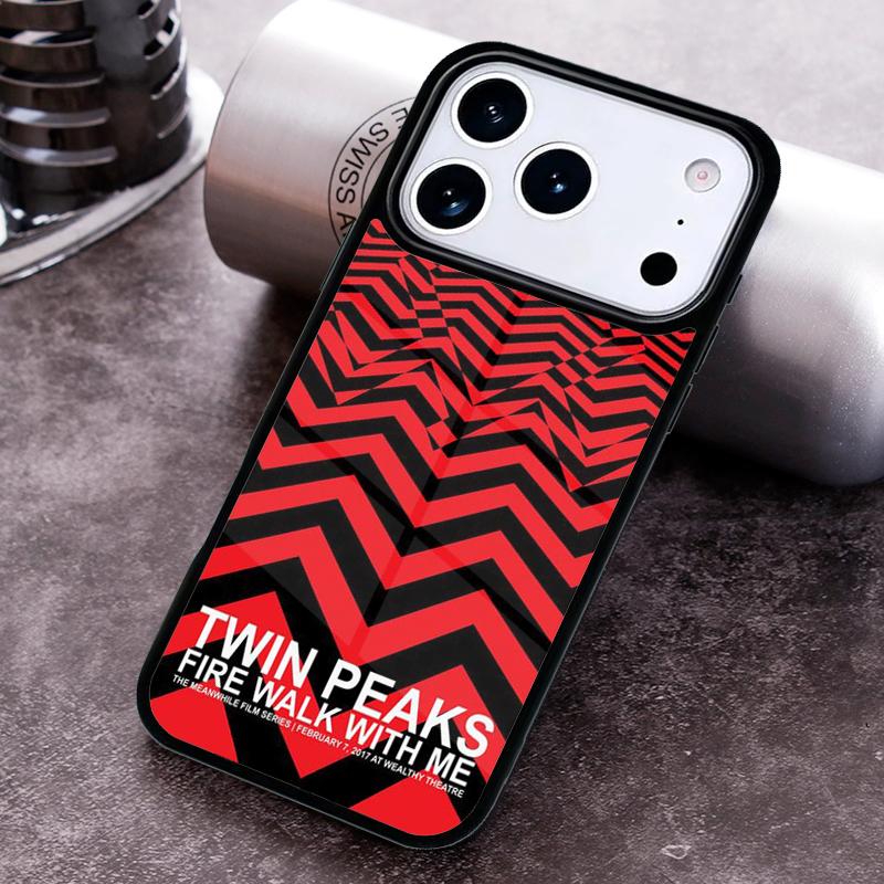 Fire Walk With Me Twin Peaks Phone Case for iPhone 17 16 15 Pro Max Air 14 13 12 11 Plus Shockproof Cover