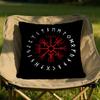 Viking Amulet Pattern Cushion Cover Soft Reversible Durable Pillow Cover MultiScene Use for Home Car Daily Comfort