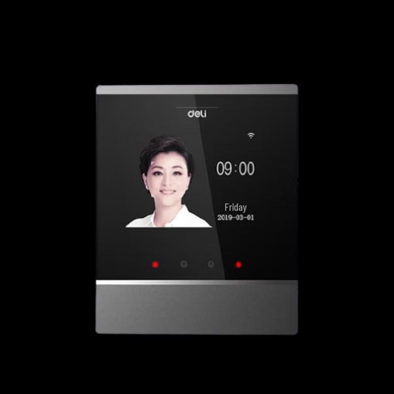 Deli DL-D2 Smart Cloud Face Recognition Time Clock System CN plug (adapter included)