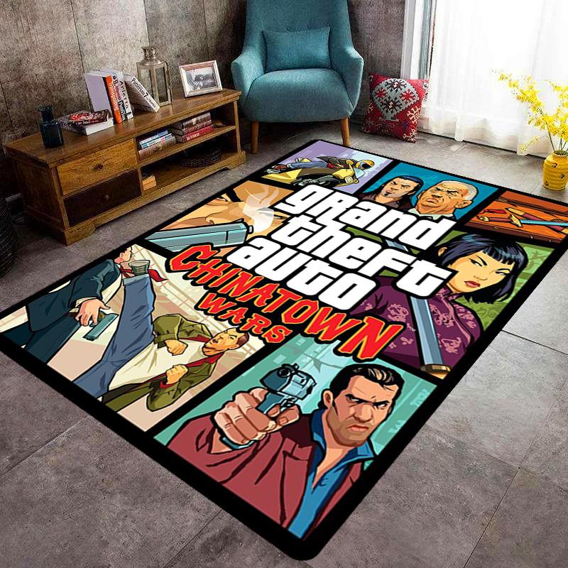 Urban Chaos Crime carpet printing Doormat Christmas gifts Bathroom mat Fashion