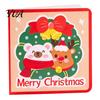 Blank Note Cards 10Pcs Merry Christmas Greeting Set, Folding Cartoon Foldable Gift Cards, Festive Blessing for Holiday Party Favors