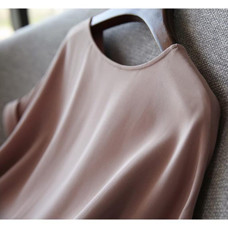 Basic House Women's 2026 Luxury Silk Dress